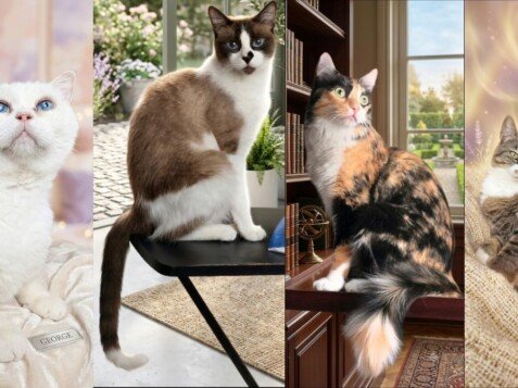 El Olivo de los Gatos Tarot gatos adoptados en La Pata Marketing
